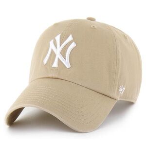 47 Brand Tan Cap with White Emblem